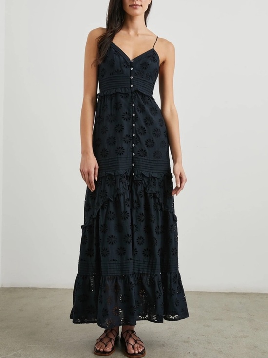 Rails Dresses & Skirts - Rails Henrietta Black Eyelet Maxi Dress 
i17